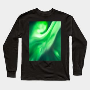 Abstract Aurora Borealis Long Sleeve T-Shirt